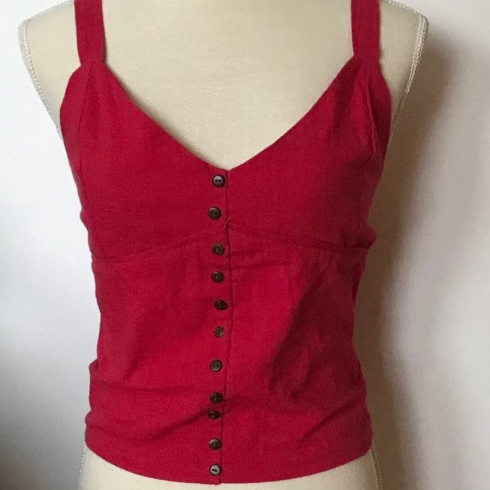 Love Notes Magenta Crop Tank